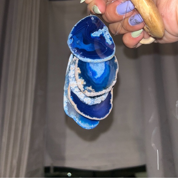 Blue Agate Windchime - Picture 4 of 16